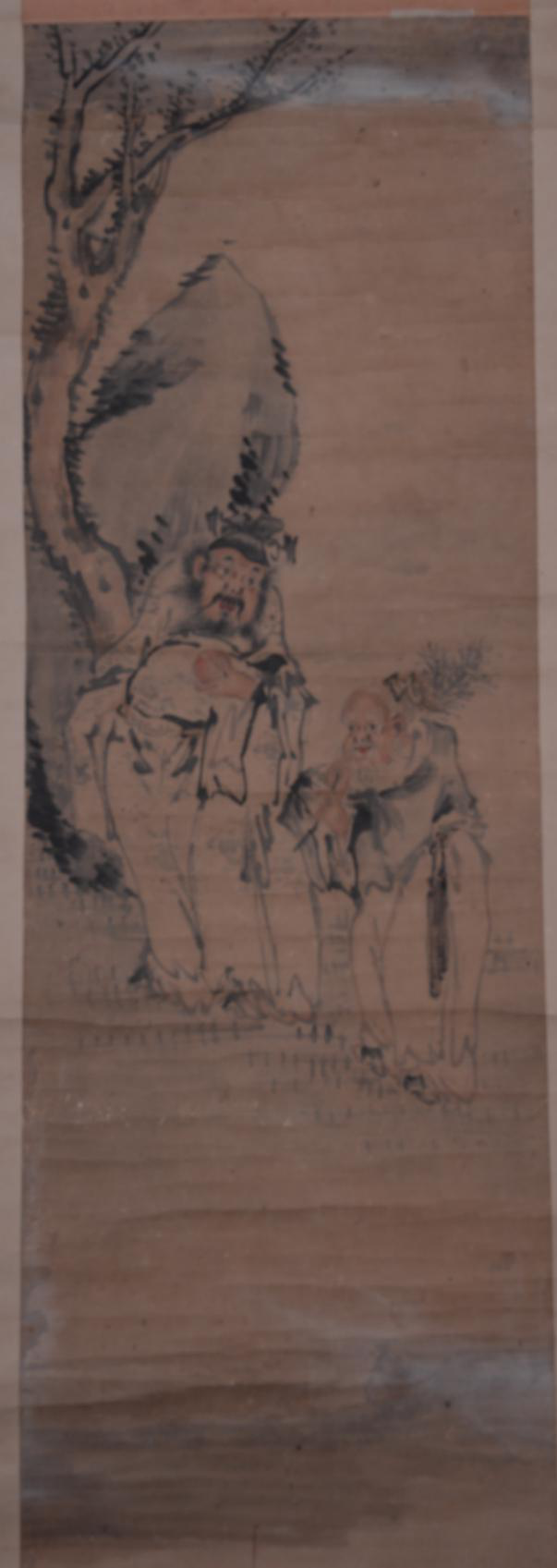 清張金璐設(shè)色人物圖紙本軸（一）